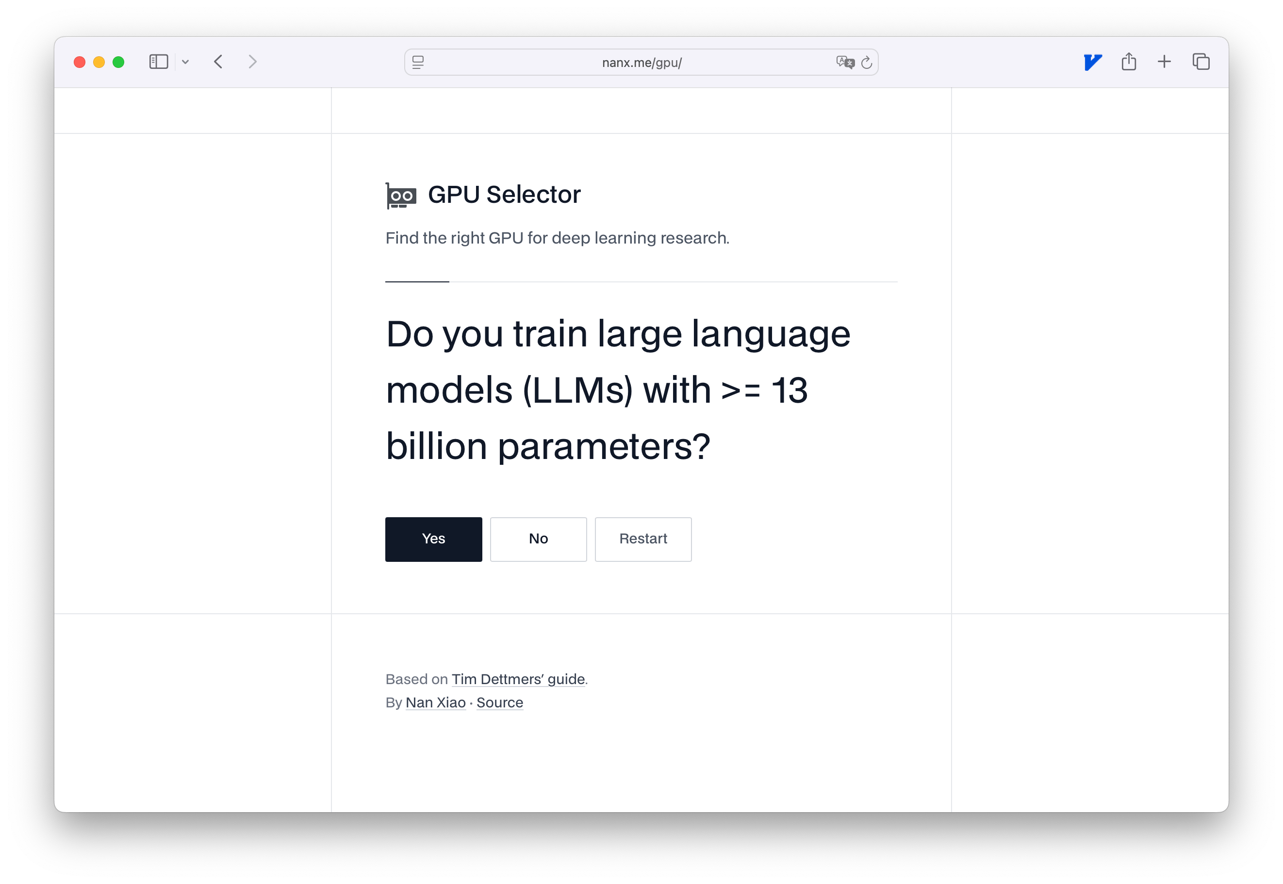 App after refactor