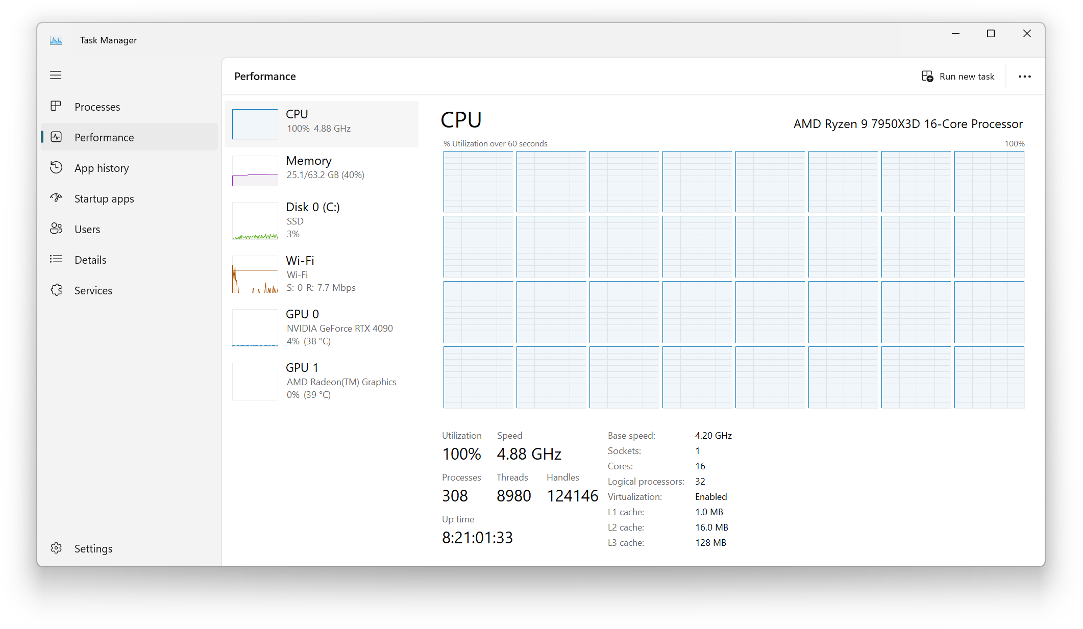 Running revdepcheck with 32 parallel workers on Ryzen 7950X3D (16 cores, 32 threads).