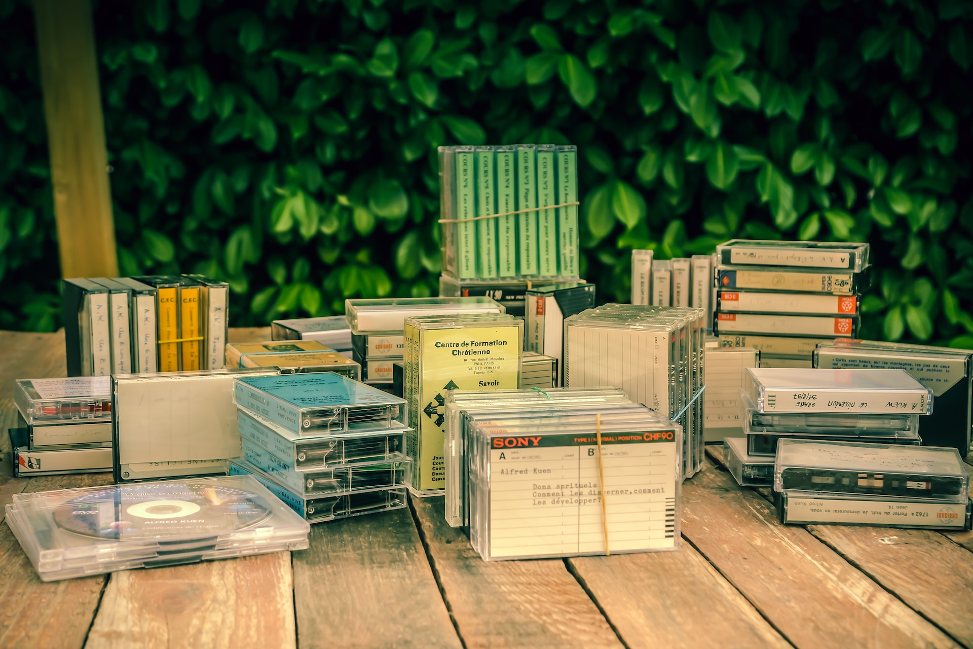Cassette collection. Photo by Jametlene Reskp.