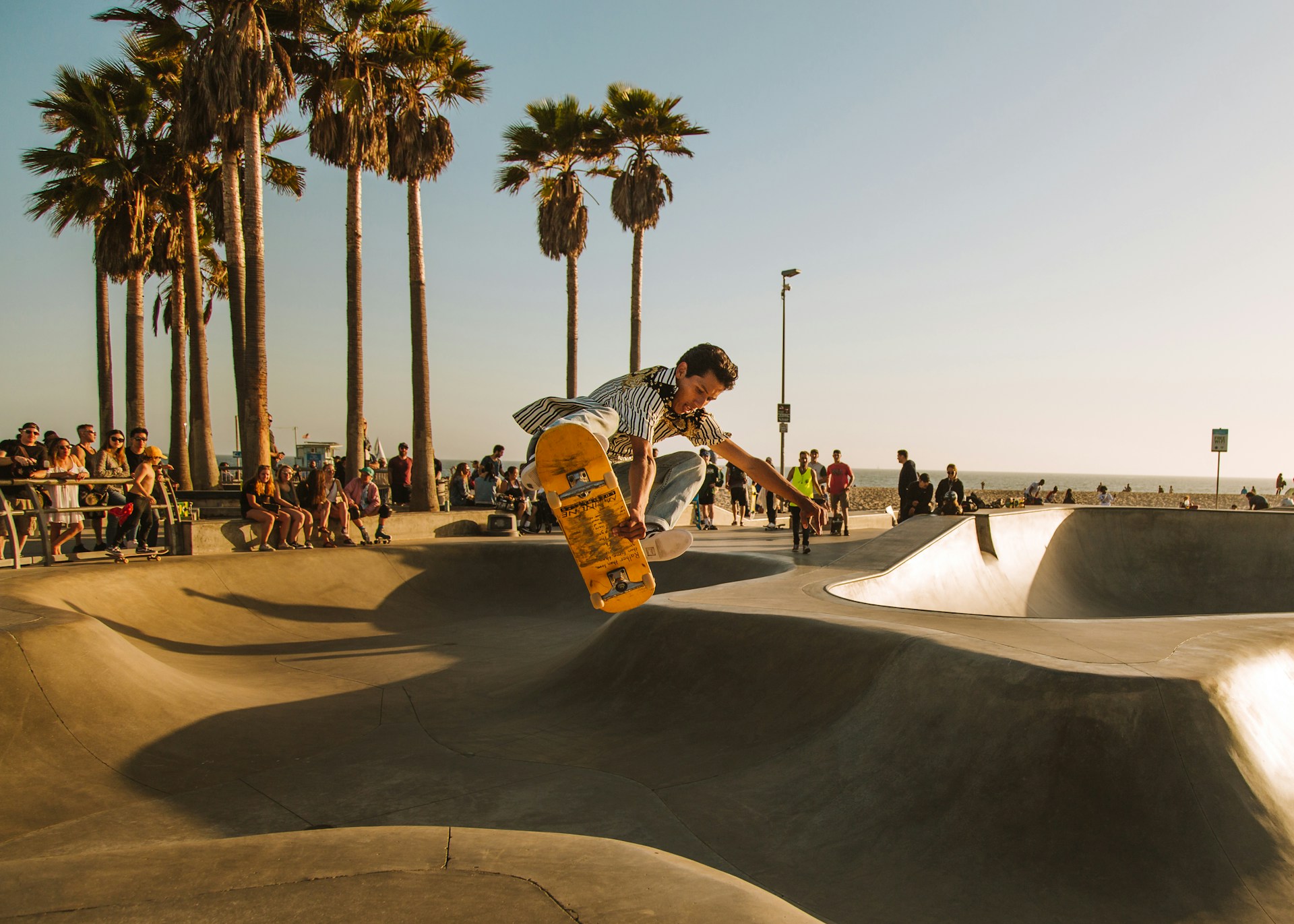 Skating at Venice Beach, Los Angeles. Photo by Josh Hild.